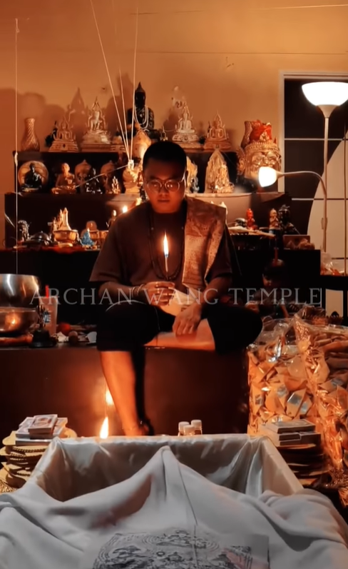 Thai wealth attraction ritual by Archan Wang